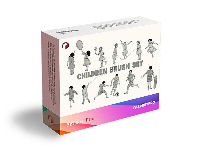 Children Activity Procreate Brush Set ARKEYPRO